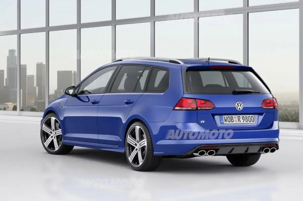 Volkswagen Golf R Variant: la station che vuole la pista (5)
