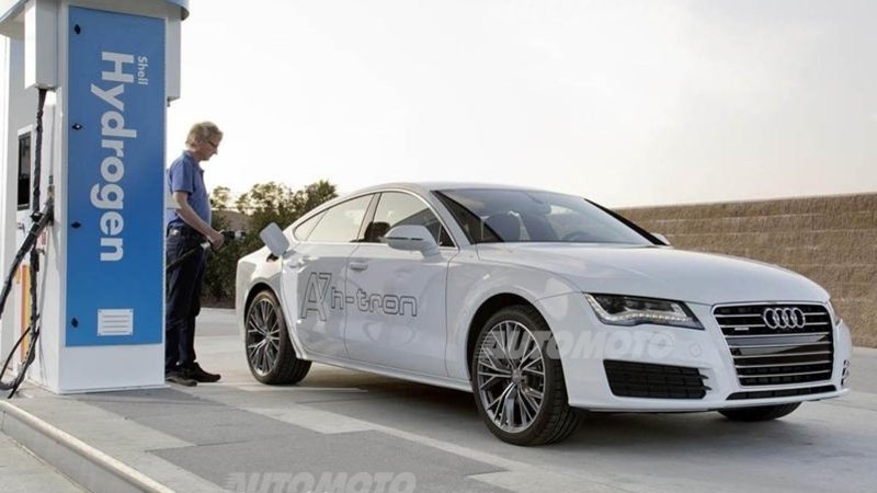 Audi A7 h-tron concept: l&#039;auto a idrogeno diventa anche plug in