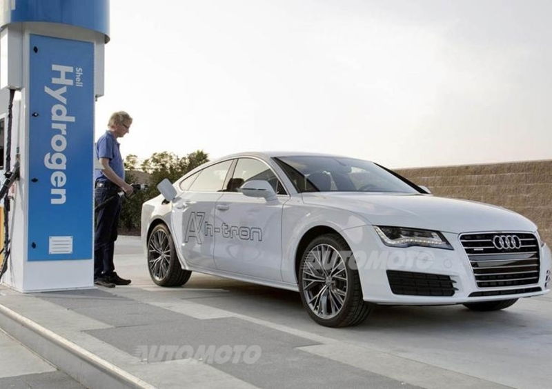 Audi A7 h-tron concept: l&#039;auto a idrogeno diventa anche plug in