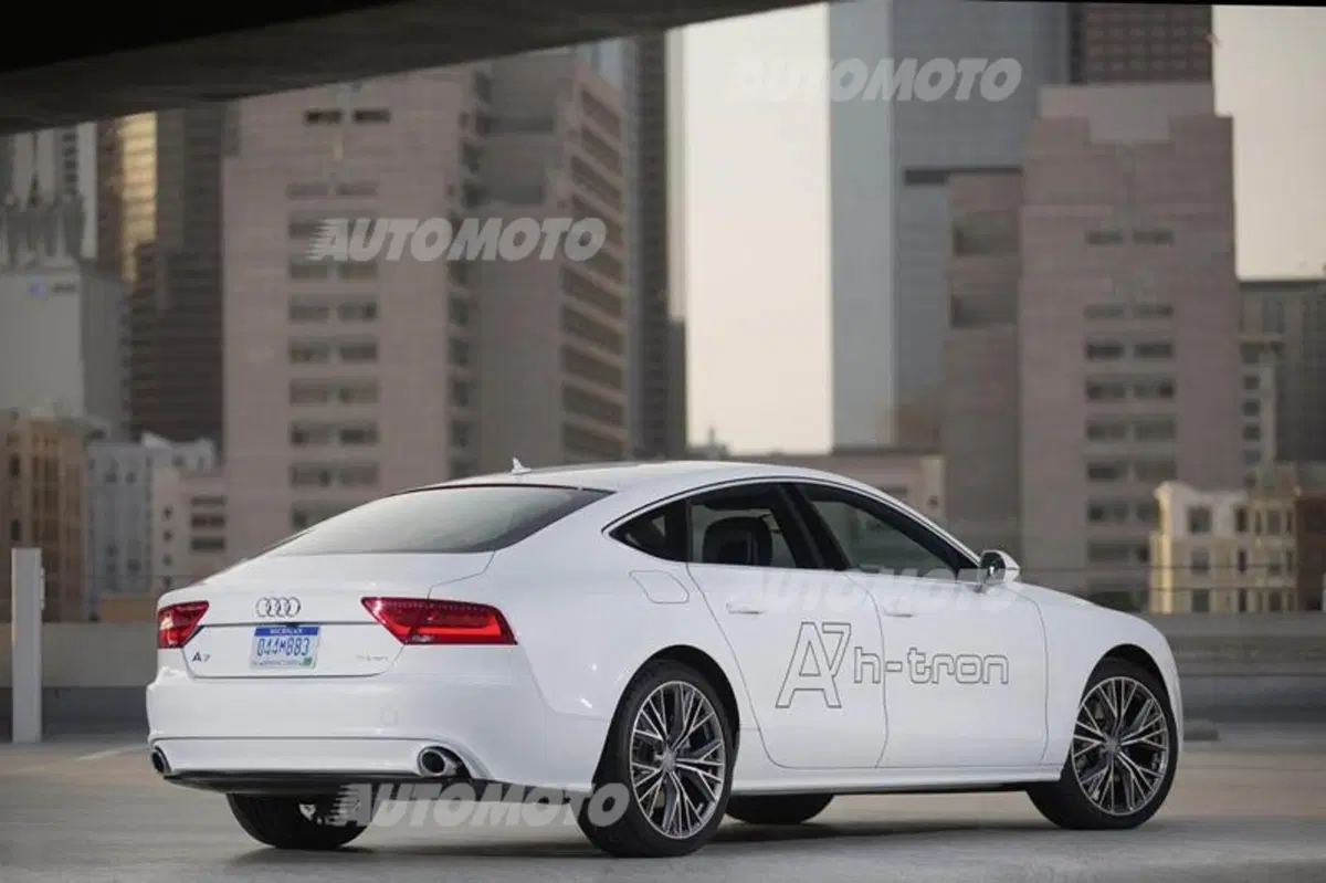 Audi A7 h-tron concept: l'auto a idrogeno diventa anche plug in