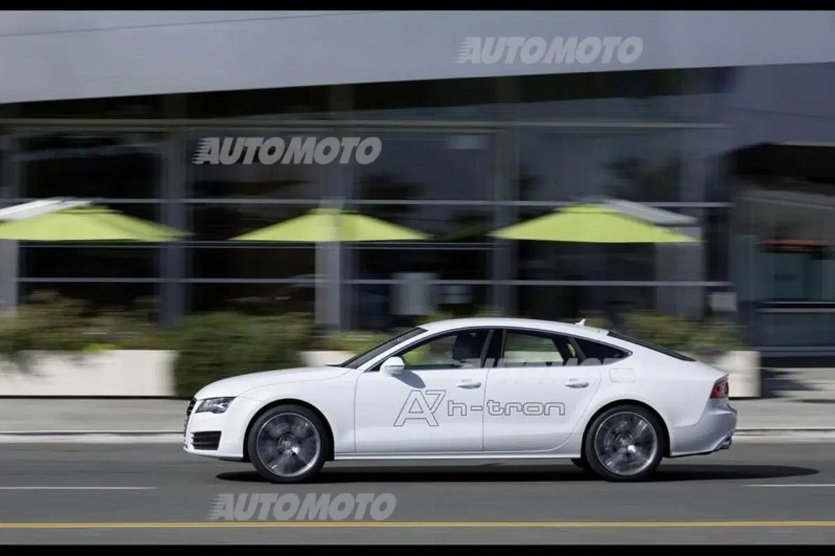 Audi A7 h-tron concept: l'auto a idrogeno diventa anche plug in (2)