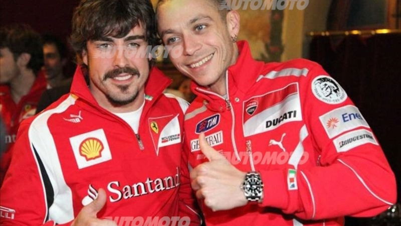 Valentino ha lasciato la Ducati, Alonso la Ferrari: fallita l&#039;operazione simpatia