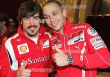 Valentino ha lasciato la Ducati, Alonso la Ferrari: fallita l'operazione simpatia