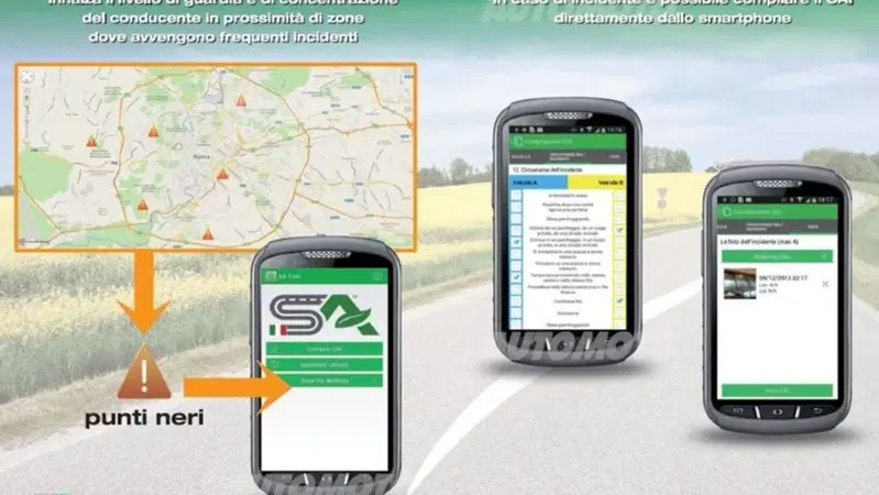 SA free: ecco l&rsquo;App gratuita per la constatazione amichevole "digitale"