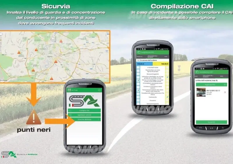 SA free: ecco l&rsquo;App gratuita per la constatazione amichevole "digitale"