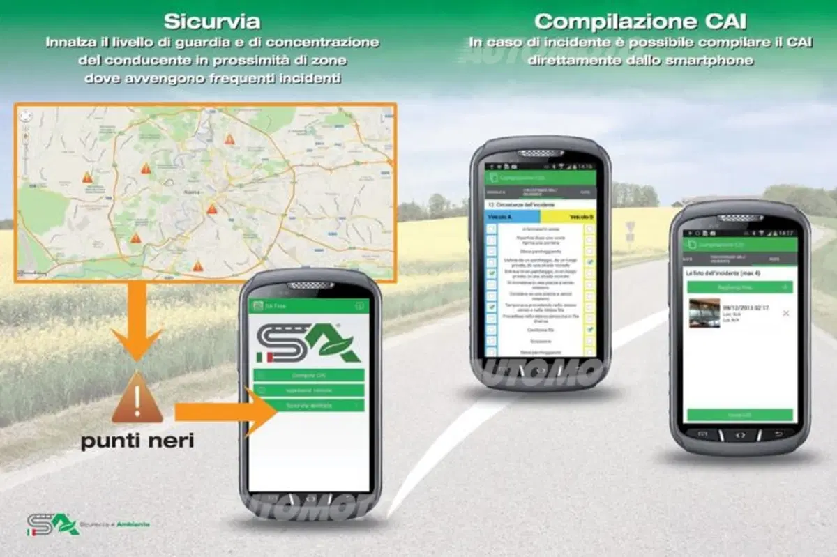 SA free: ecco l’App gratuita per la constatazione amichevole "digitale"