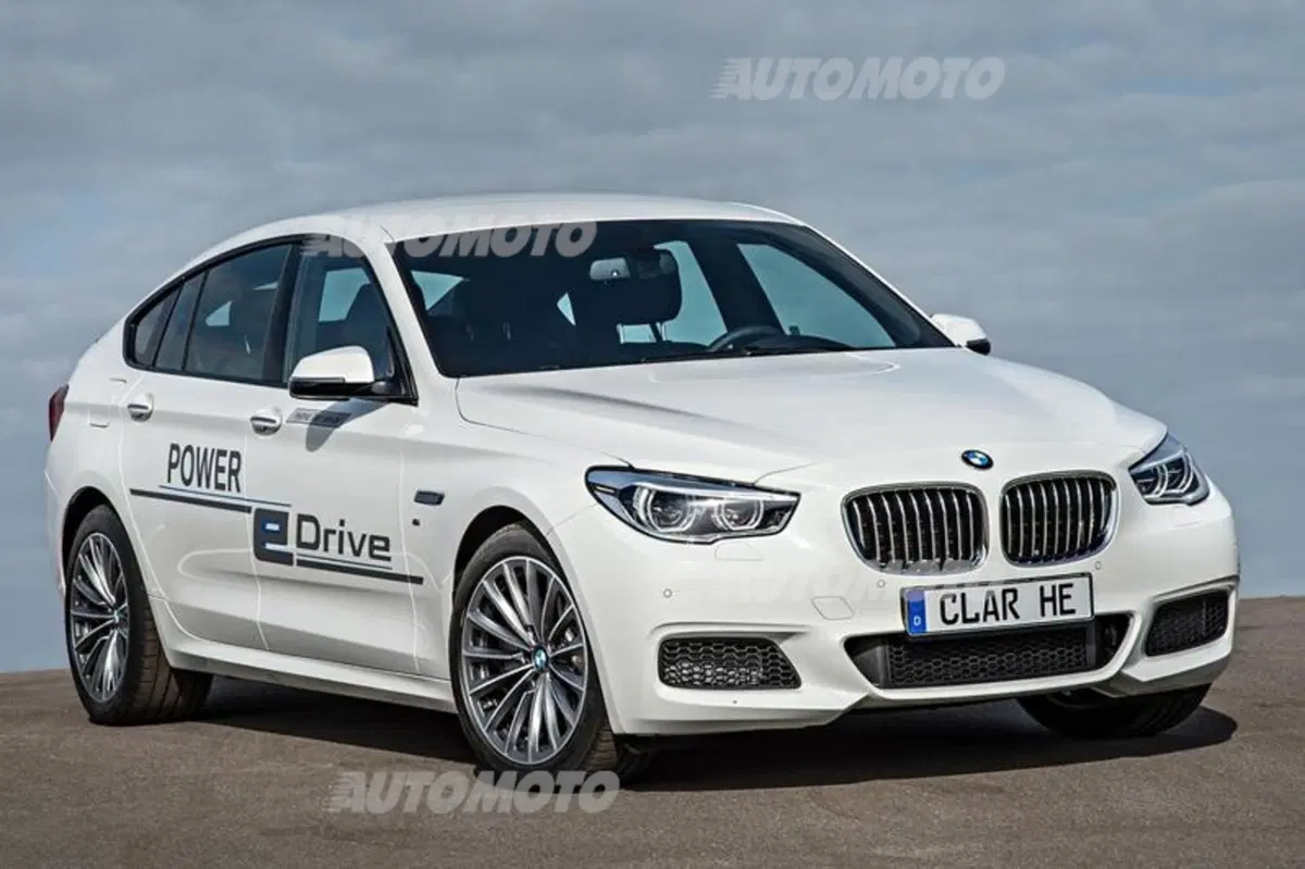 BMW Serie 5 GT concept: in arrivo il plug-in hybrid "al contrario" (9)