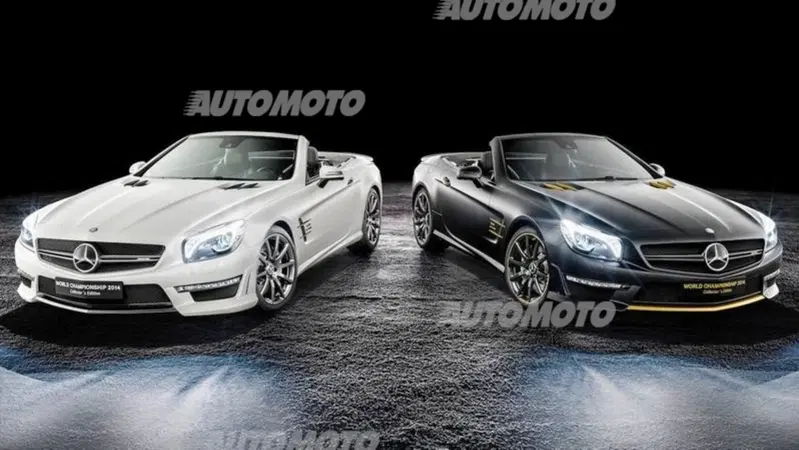 Mercedes SL 63 AMG: un&rsquo;edizione speciale per le vittorie di Hamilton e Rosberg