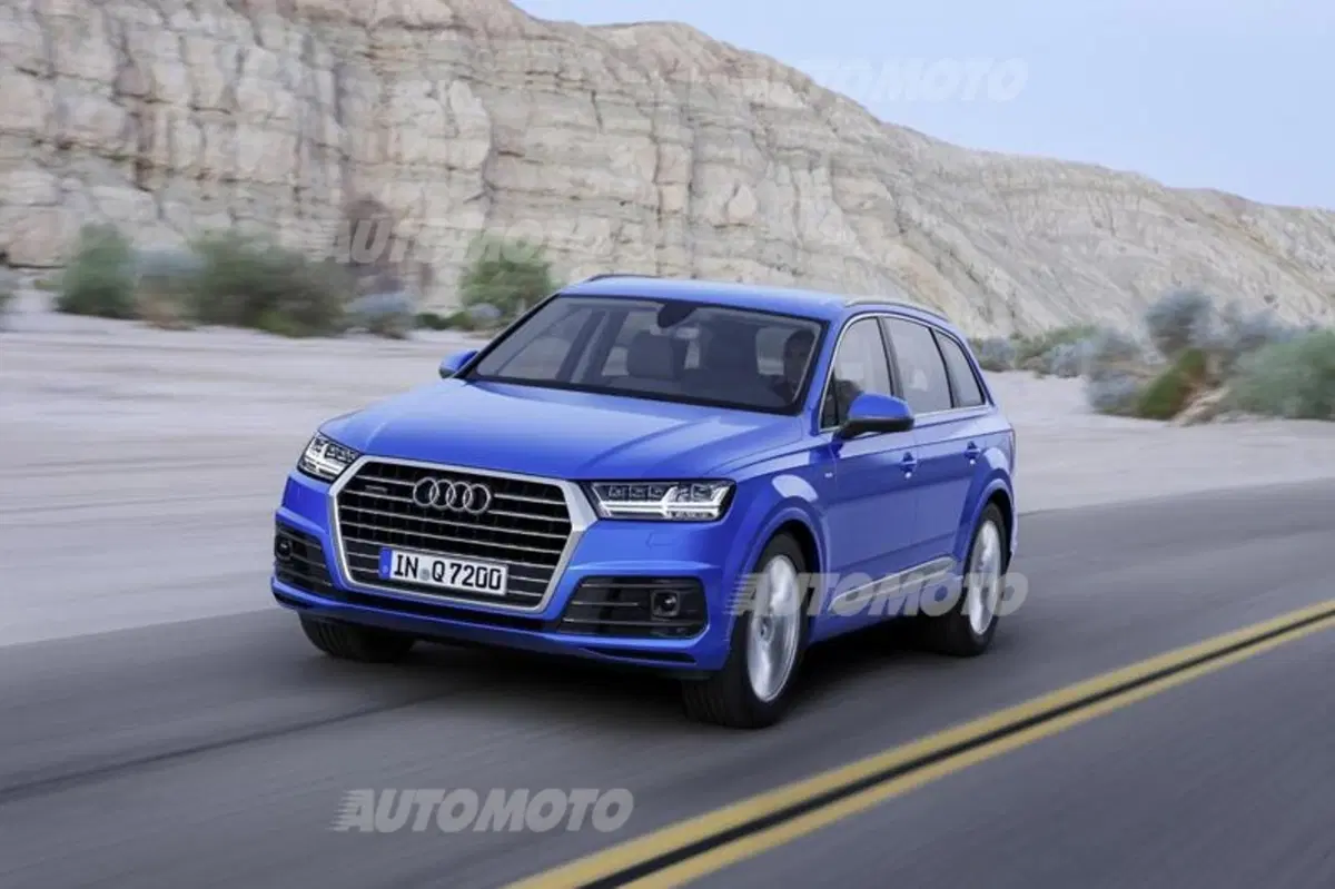 Nuova Audi Q7: perde 325 kg e guadagna una versione plug-in hybrid (2)