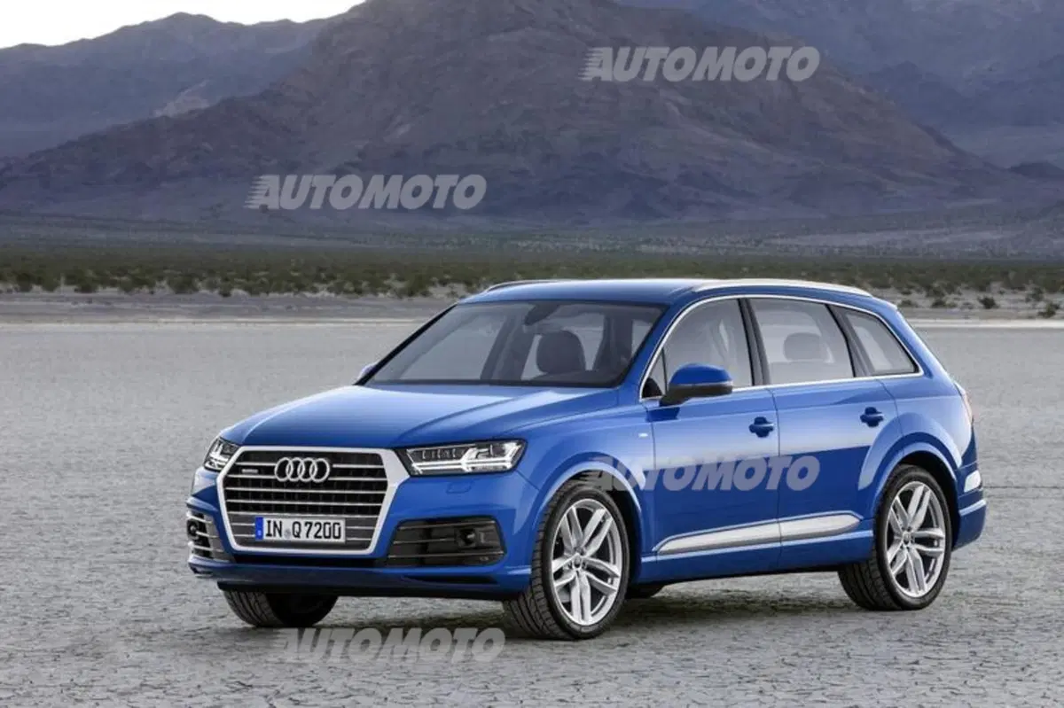 Nuova Audi Q7: perde 325 kg e guadagna una versione plug-in hybrid (7)