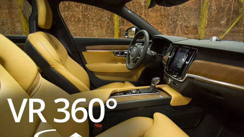 Volvo S90 e V90: scopri gli interni "svedesi" nel video a 360&deg;