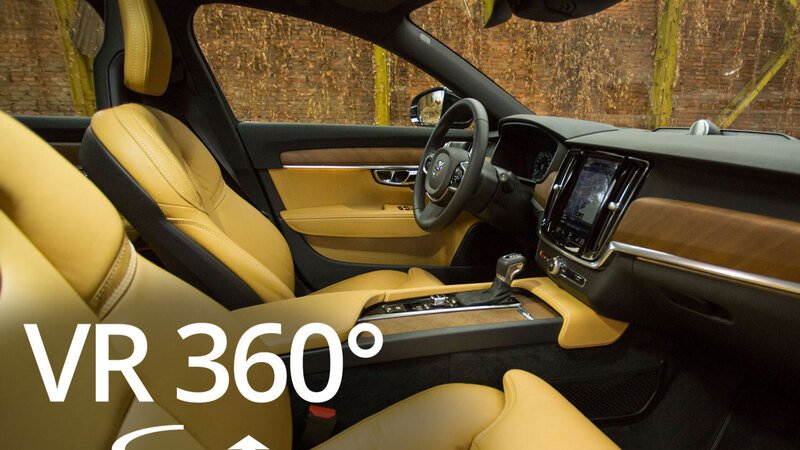 Volvo S90 e V90: scopri gli interni &quot;svedesi&quot; nel video a 360&deg;