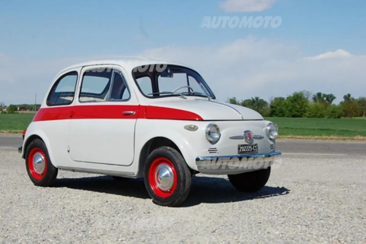 La storica Fiat Nuova 500 Sport che vale 58.000 euro