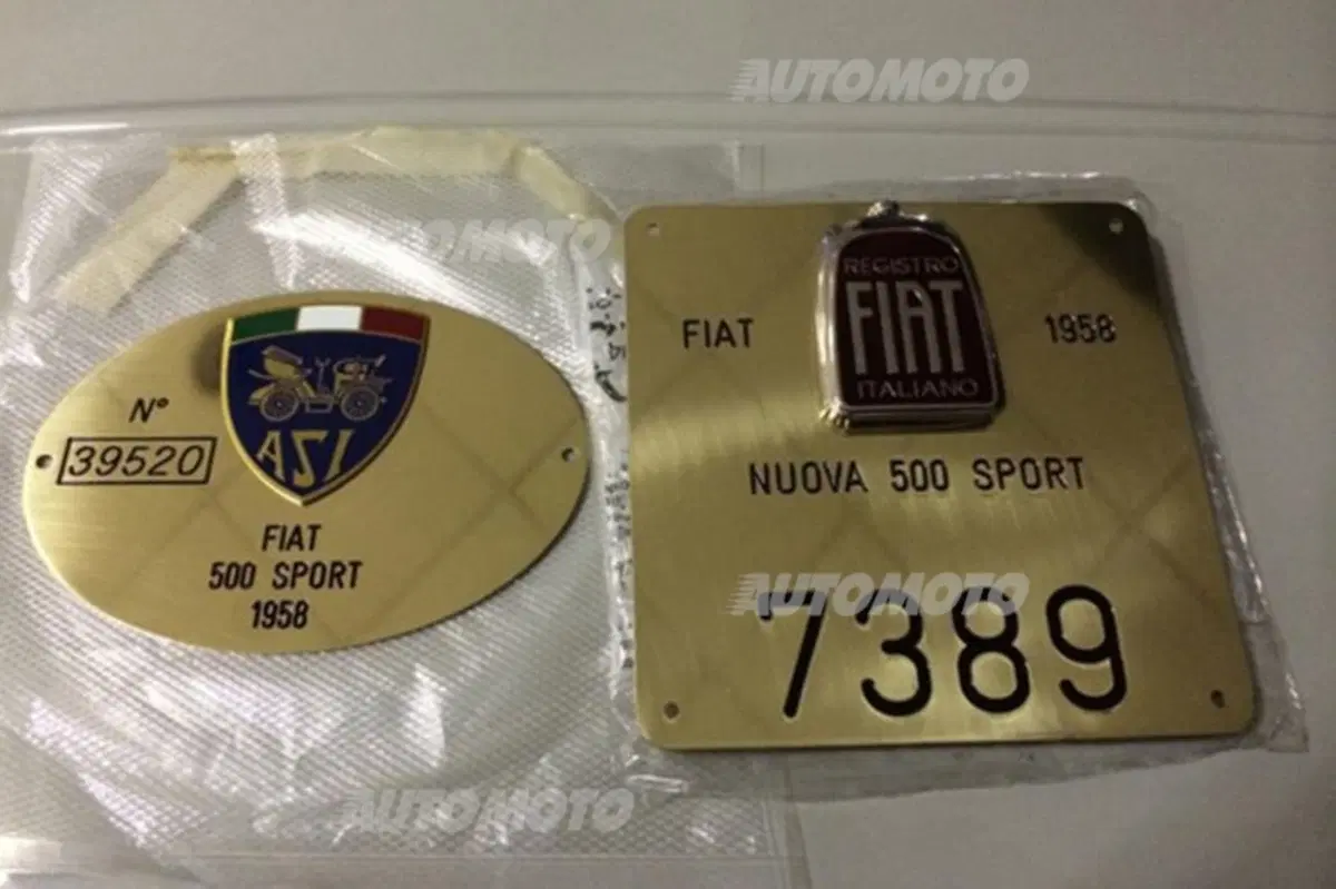 La storica Fiat Nuova 500 Sport che vale 58.000 euro (5)