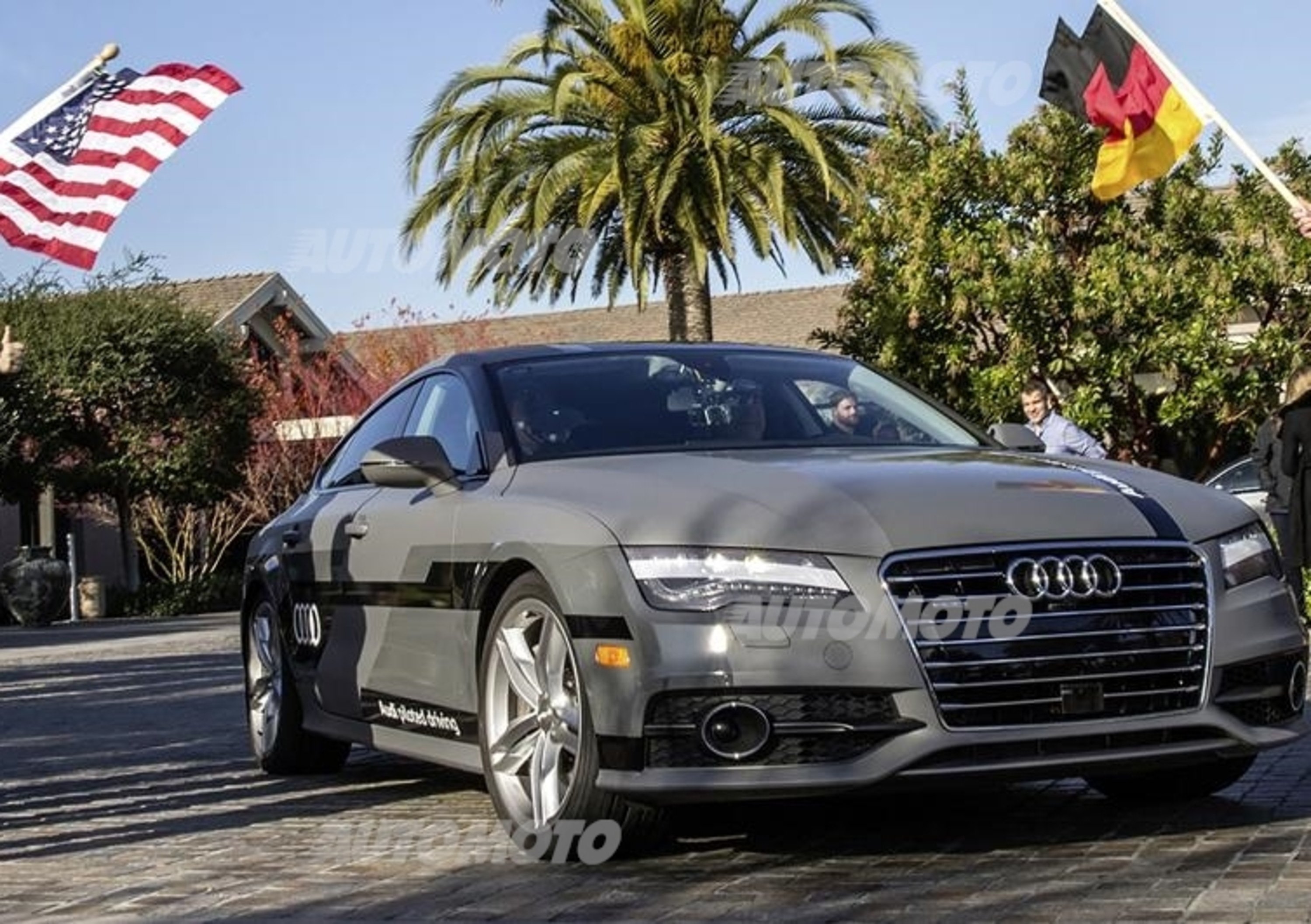 Audi A7 piloted driving concept: 900 km fino a Las Vegas senza pilota