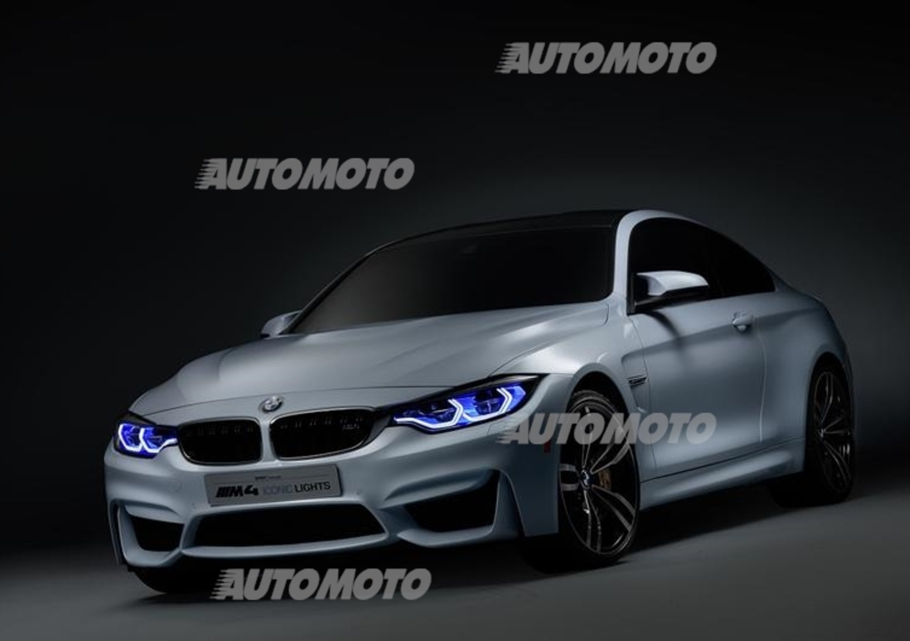 BMW M4 Concept Iconic Lights: fari al laser intelligenti