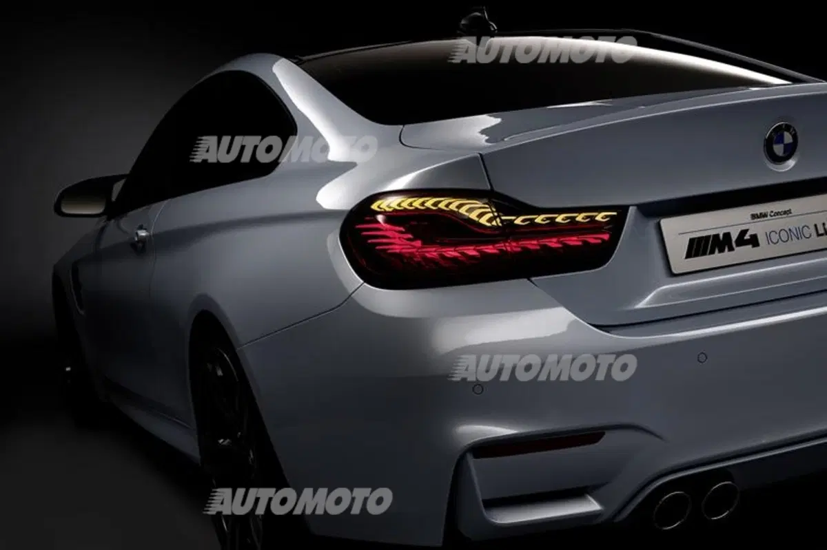 BMW M4 Concept Iconic Lights: fari al laser intelligenti (3)