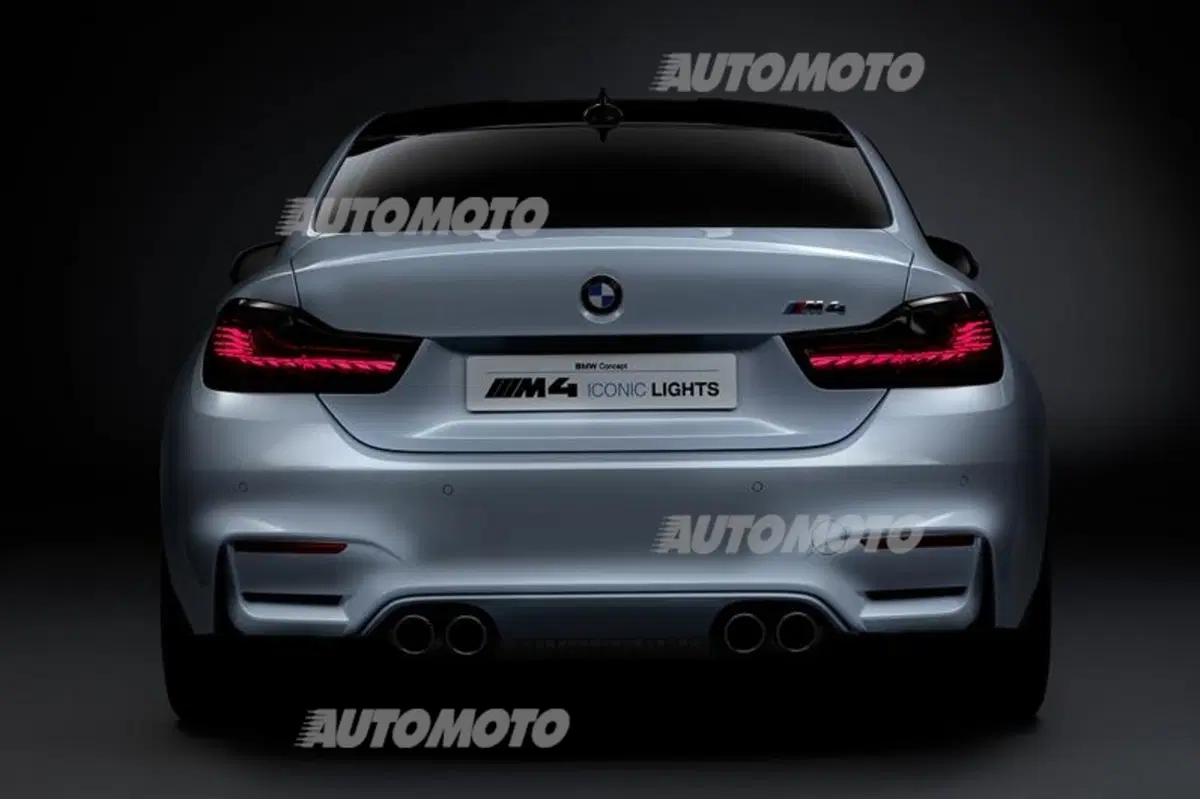BMW M4 Concept Iconic Lights: fari al laser intelligenti (4)