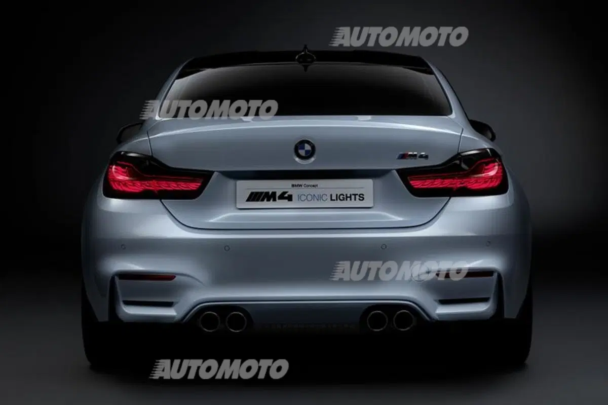 BMW M4 Concept Iconic Lights: fari al laser intelligenti (5)