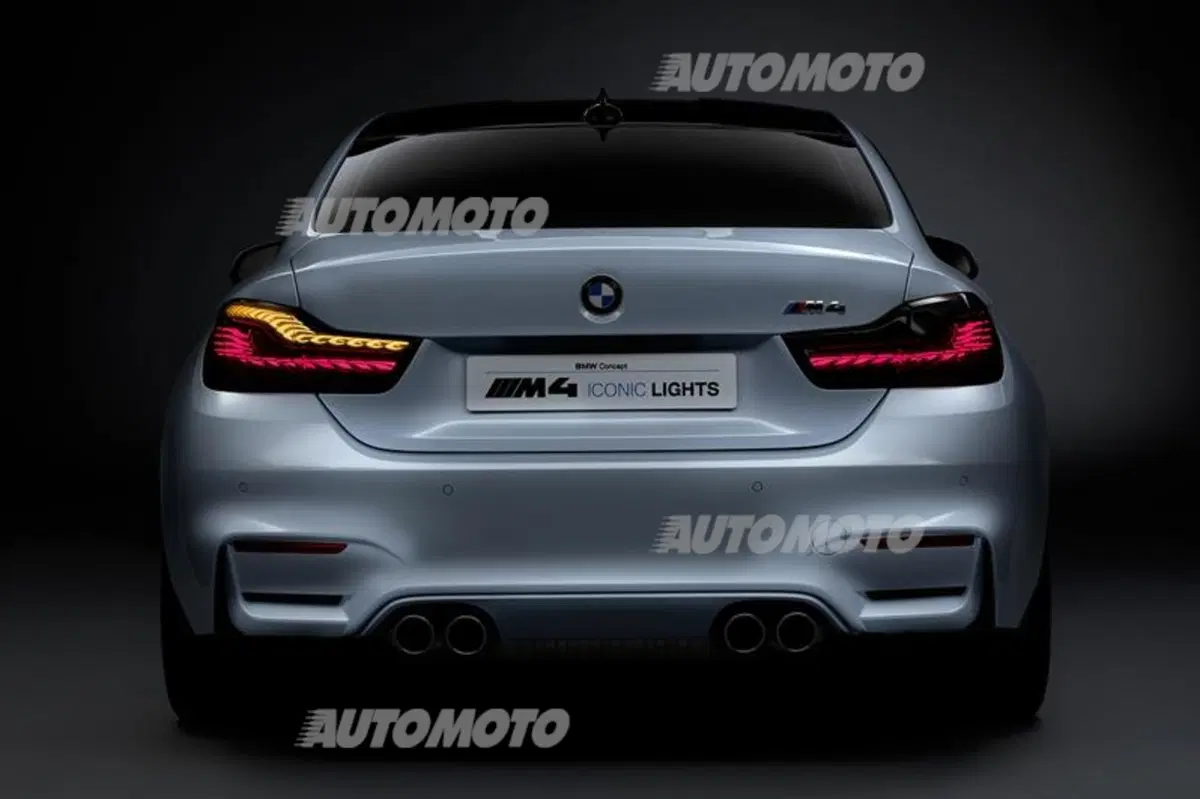 BMW M4 Concept Iconic Lights: fari al laser intelligenti (9)