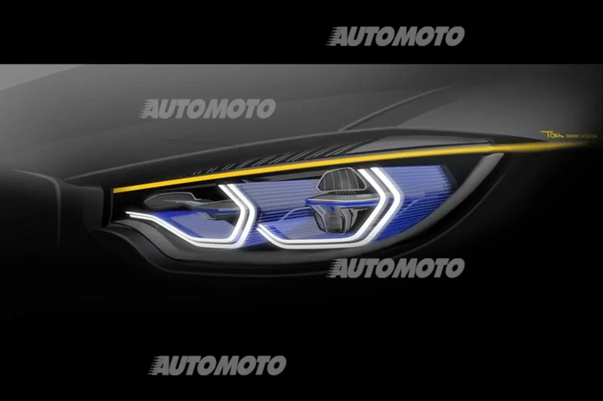 BMW M4 Concept Iconic Lights: fari al laser intelligenti (19)