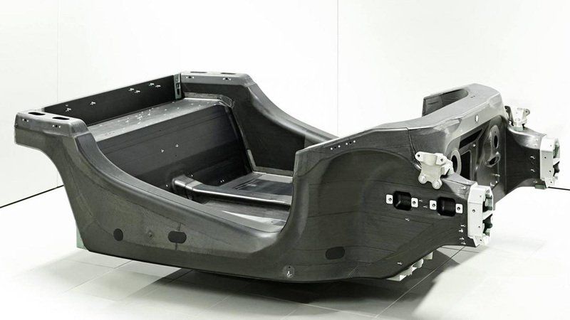McLaren Sports Series: la prima immagine della monoscocca