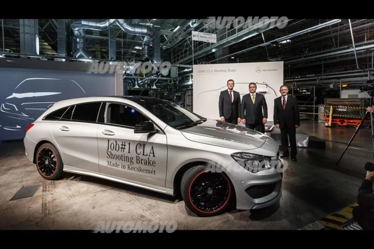Mercedes CLA Shoooting Brake: iniziata la produzione in Ungheria (4)