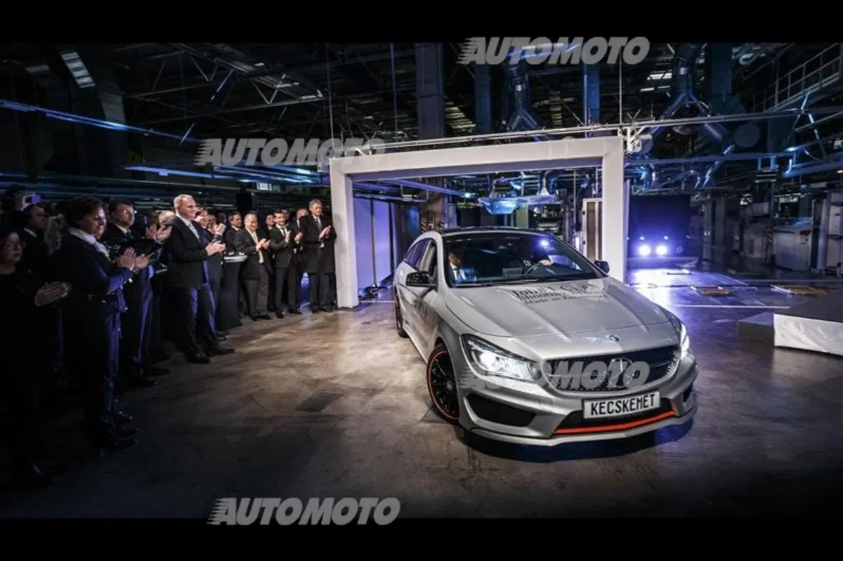 Mercedes CLA Shoooting Brake: iniziata la produzione in Ungheria (6)