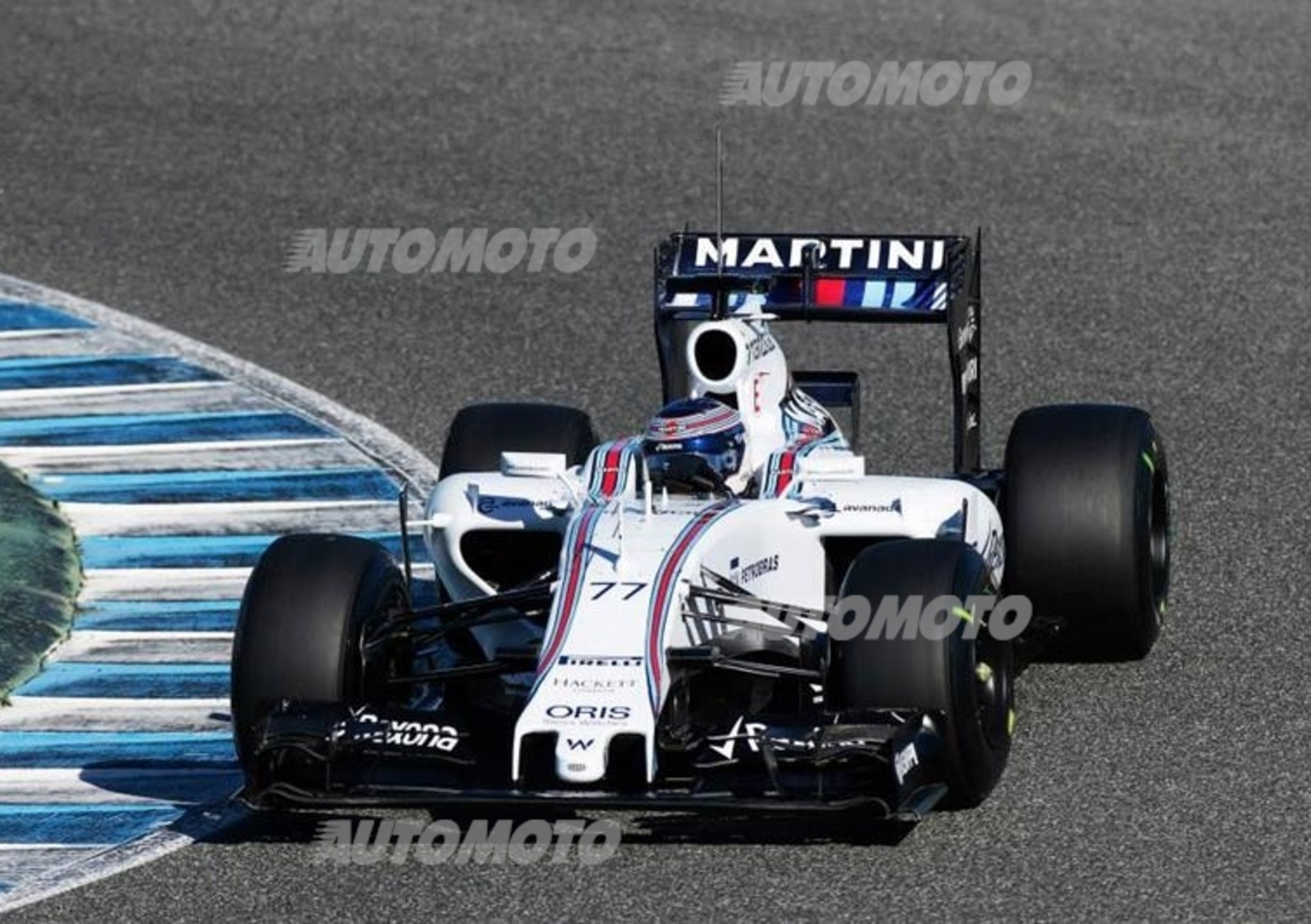 Williams FW37, le immagini della F1 2015 in diretta da Jerez