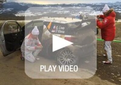 WRC Montecarlo, Loeb distrugge una sospensione. Fine del sogno?