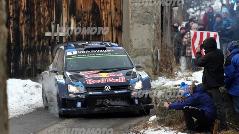 WRC Montecarlo: Volkswagen in fuga. Loeb &egrave; fuori dai giochi
