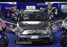 Abarth 695 al fianco di Valentino Rossi e Jorge Lorenzo