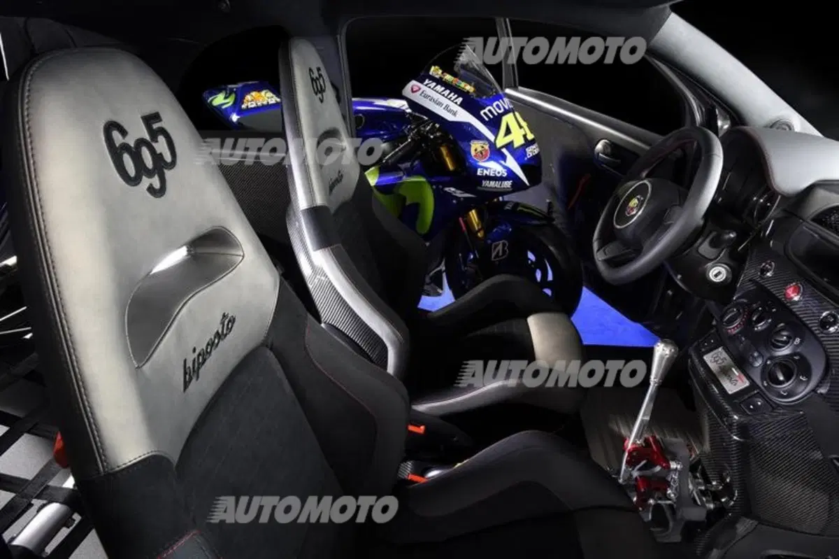 Abarth 695 al fianco di Valentino Rossi e Jorge Lorenzo (2)