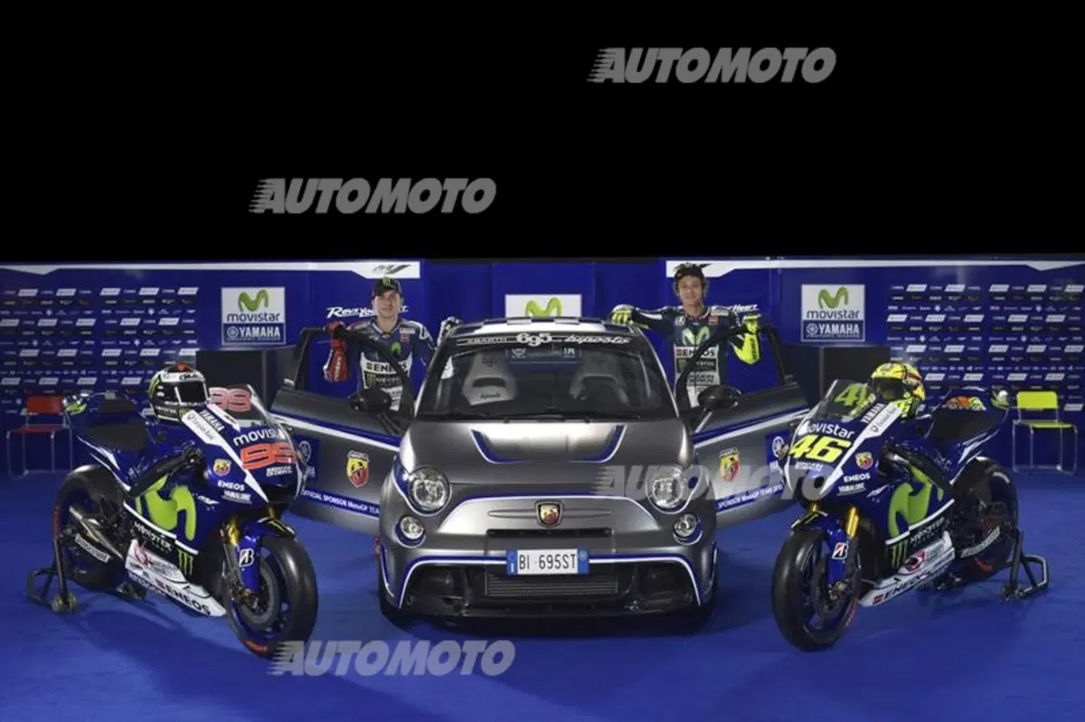Abarth 695 al fianco di Valentino Rossi e Jorge Lorenzo (5)