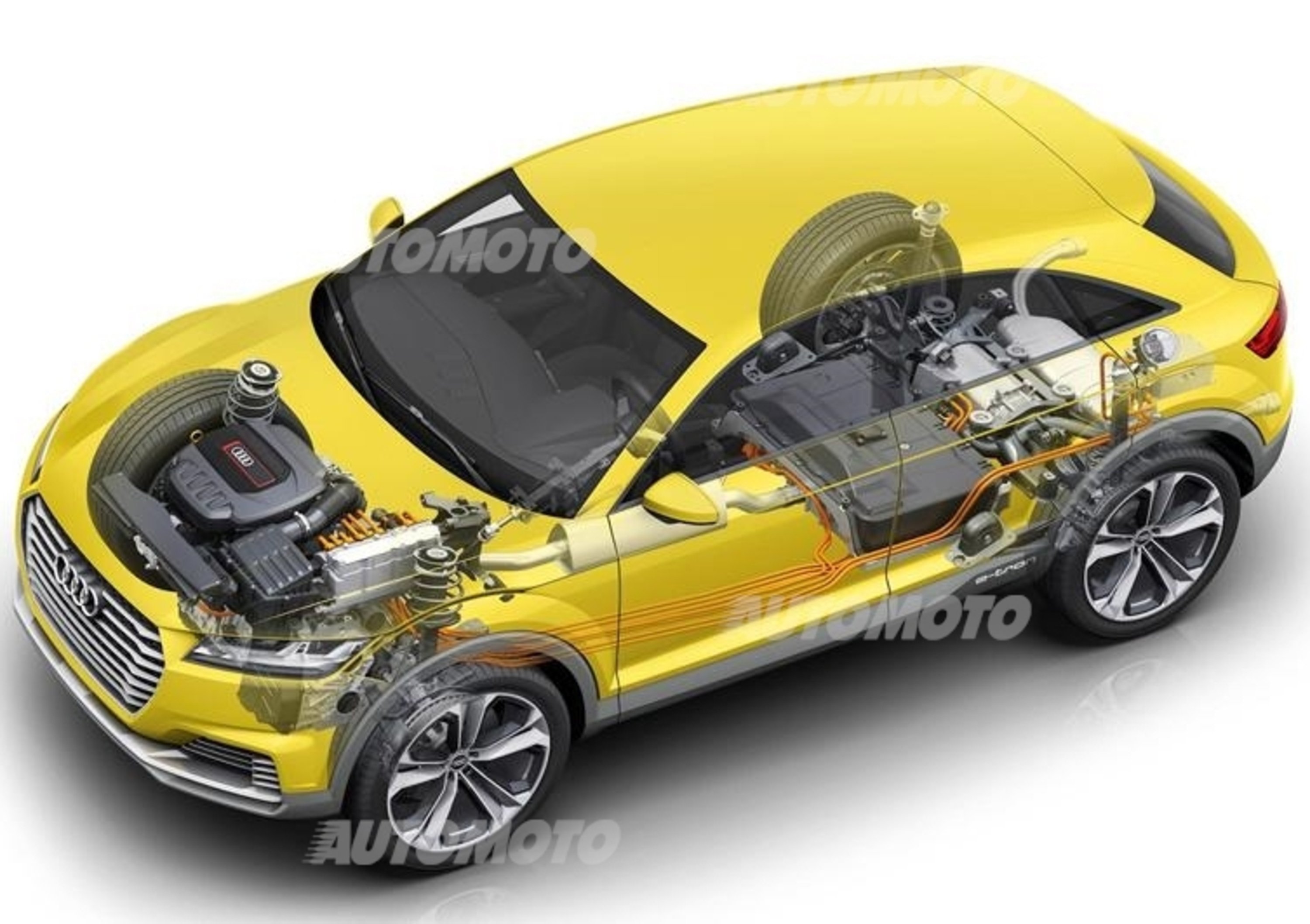 Audi e-Quattro: il nuovo sistema integrale ibrido