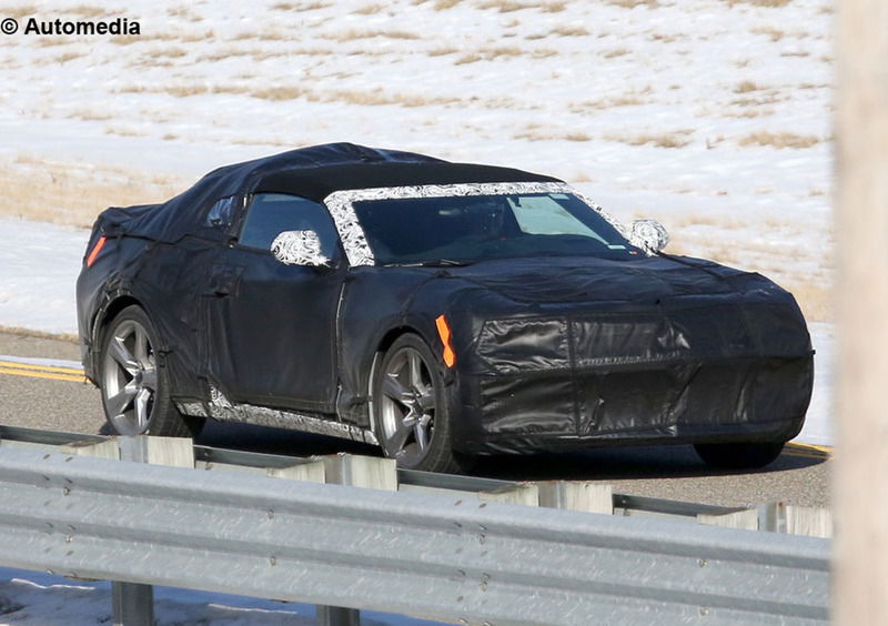 Nuova Chevrolet Camaro Cabrio: beccata la nuova generazione in fase di test