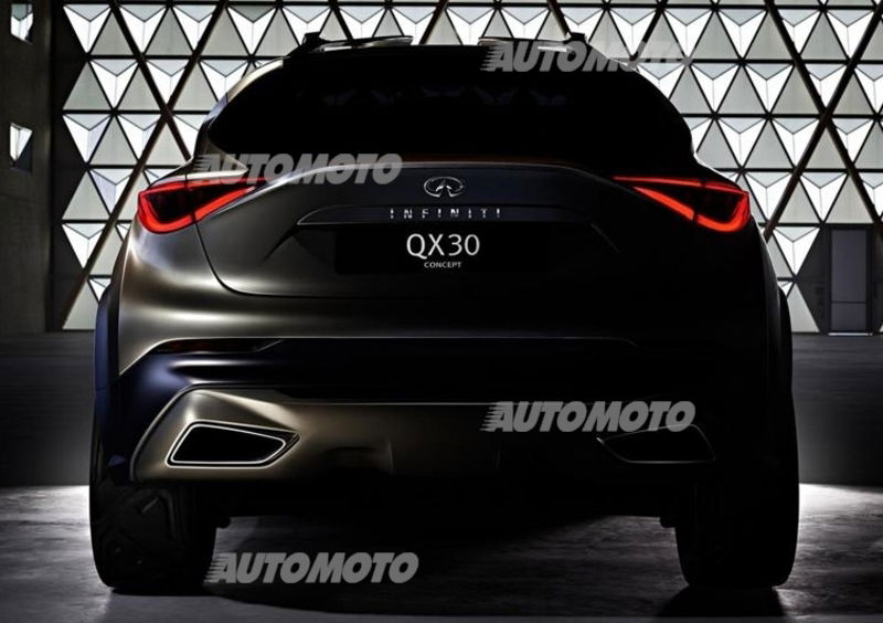 Infiniti QX30: ecco la prima immagine del nuovo concept