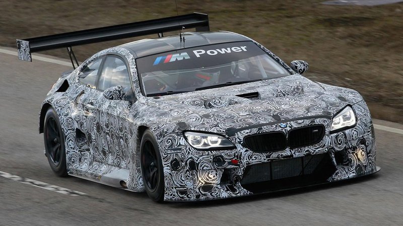 BMW M6 GT3: le prime immagini del mostro da pista tedesco