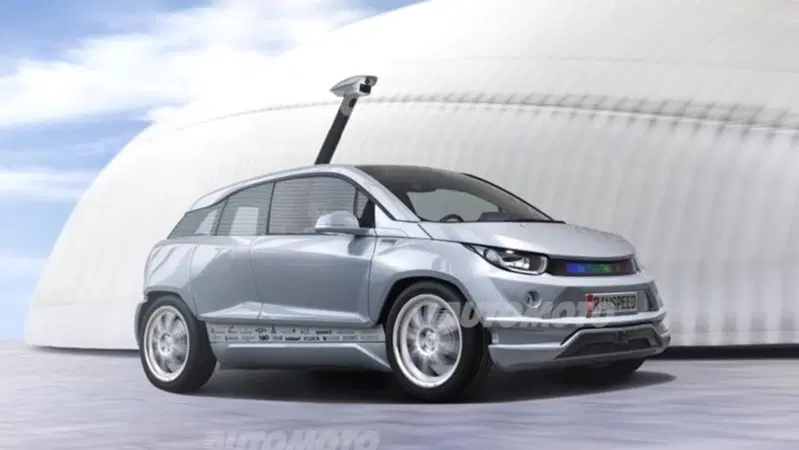 Rinspeed Budii: l'auto con il braccio robotico