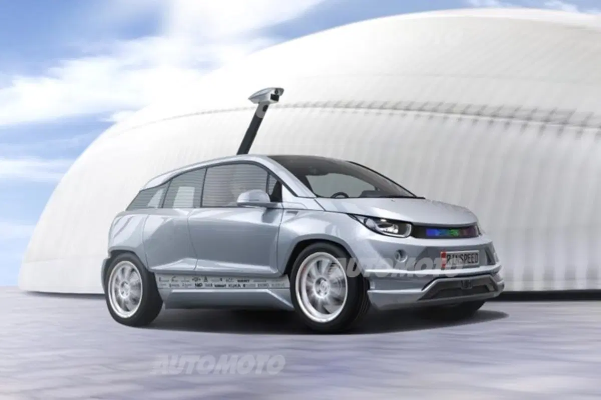 Rinspeed Budii: l'auto con il braccio robotico