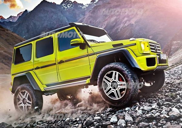 Mercedes G500 4x4²: il 6x6 perde 2 ruote motrici