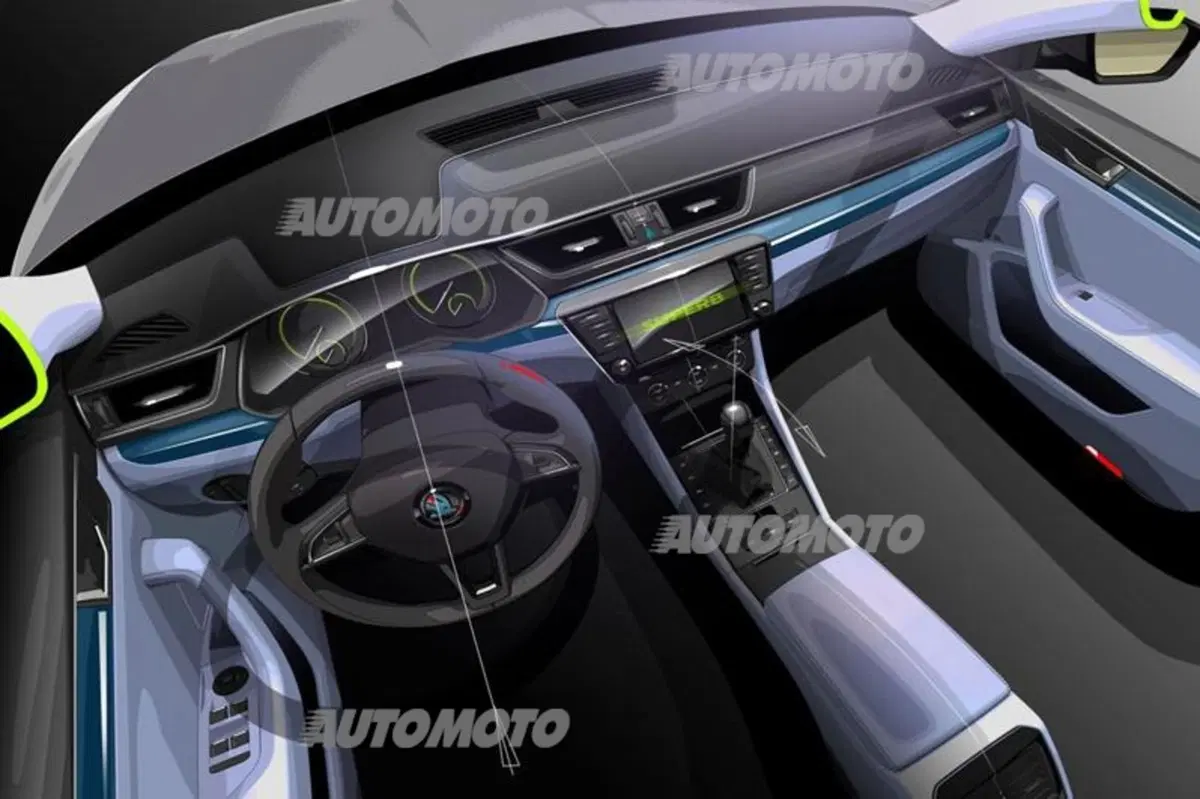 Nuova Skoda Superb: look tagliente e tanta tecnologia (19)