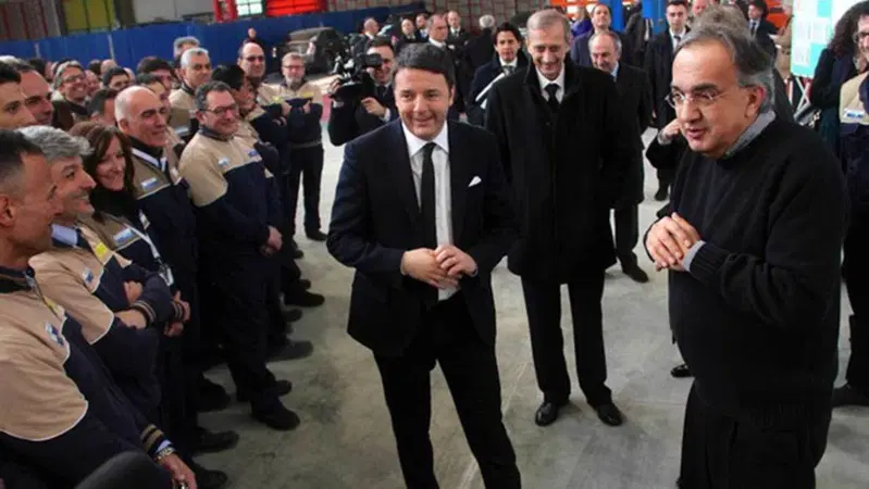 Renzi ha gi&agrave; visto la Maserati Levante: &laquo;Gasatissimo dai progetti di Marchionne&raquo;