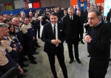 Renzi ha già visto la Maserati Levante: «Gasatissimo dai progetti di Marchionne»