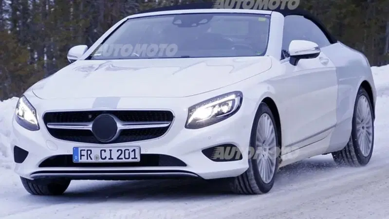 Mercedes Classe S Cabrio: nuove immagini dell'ammiraglia en plein air