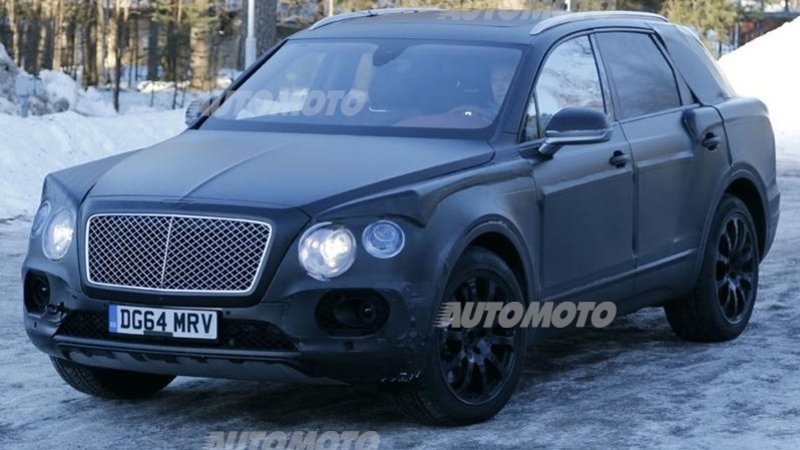 Bentley Bentayga: ecco gli spyshot del SUV inglese