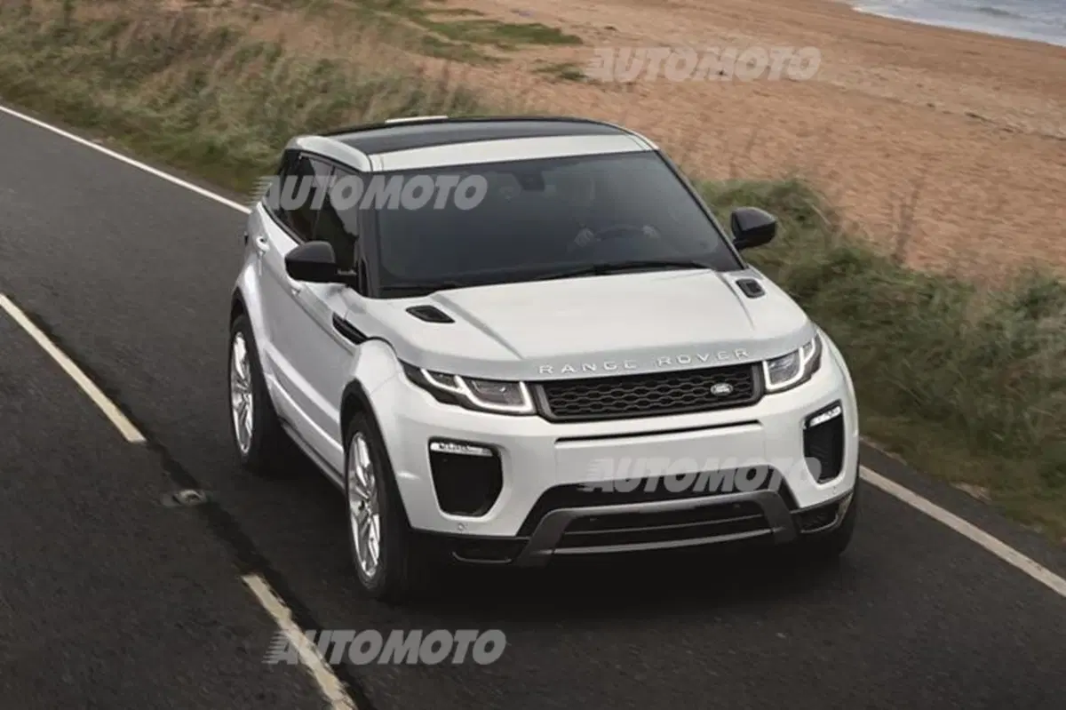 Range Rover Evoque restyling: muso più aggressivo e nuovi motori