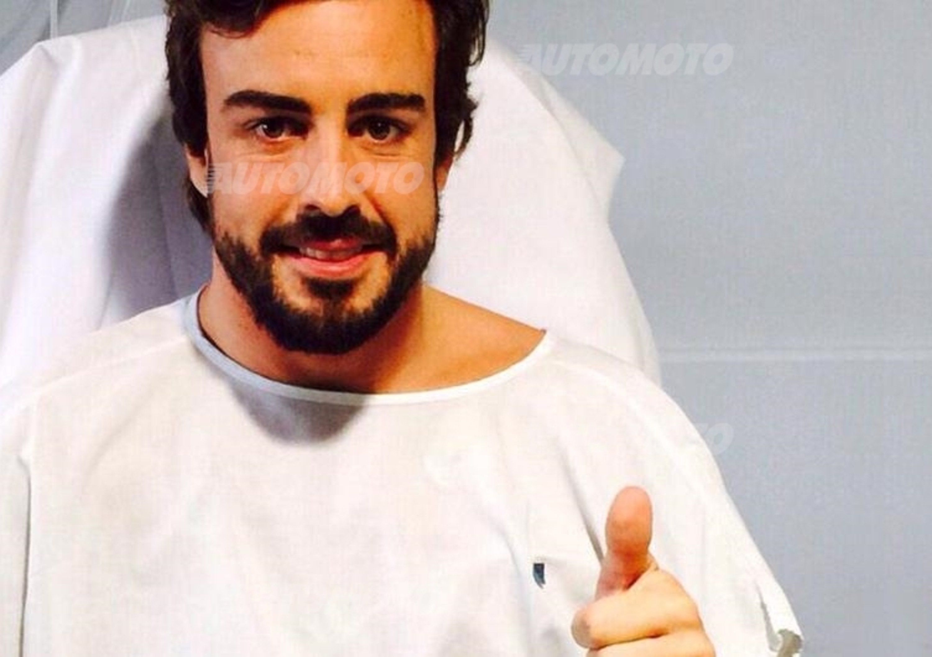 F1: Alonso sta bene ma rimane in ospedale