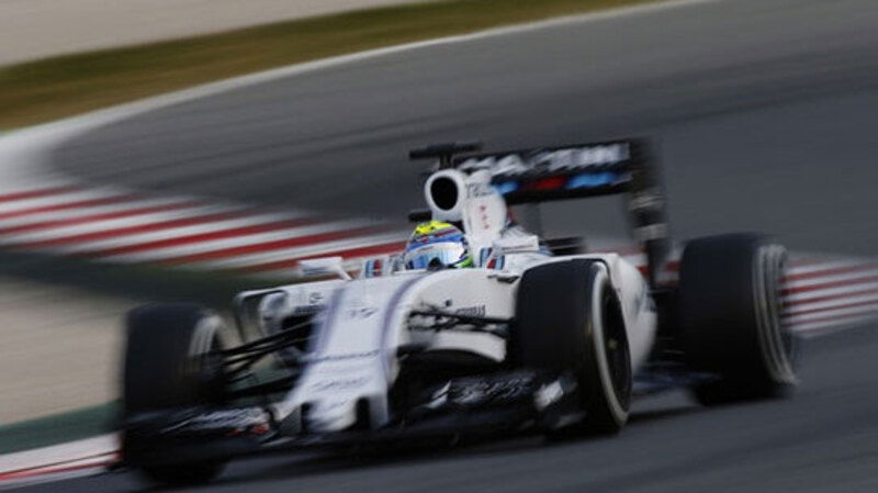 F1, test day/1, Barcellona: Massa e la Williams volano