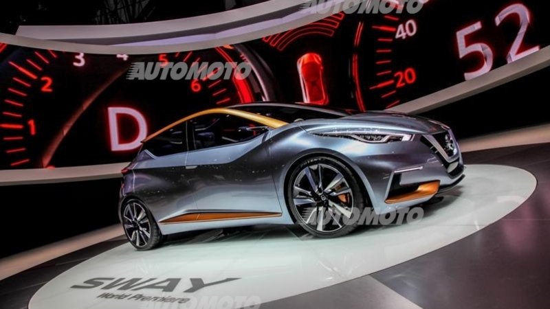 Nissan Sway Concept: si sente aria di nuova Micra